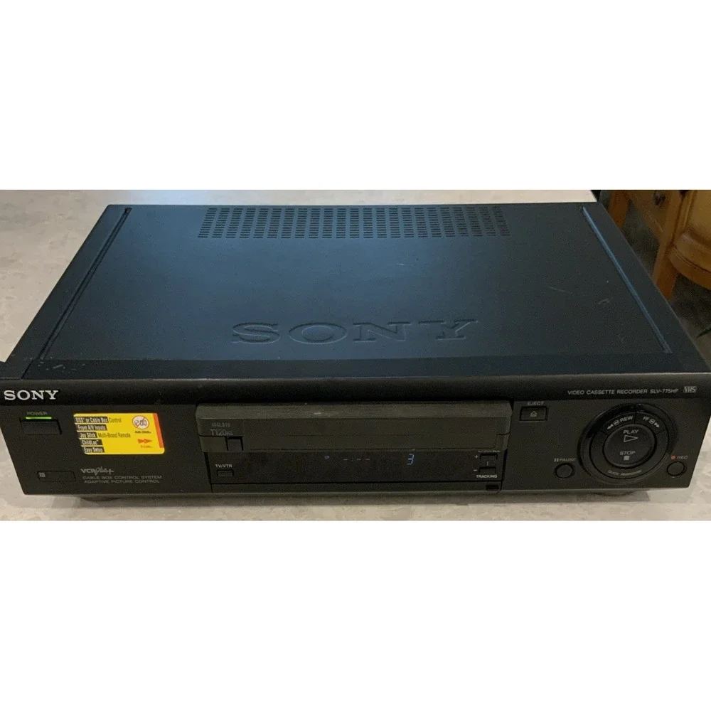 Sony SLV-775HF Hi-Fi Stereo 4-Head VCR VHS Player Recorder TESTED WORKS